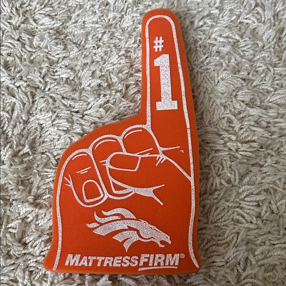 Denver Bronco Foam Finger